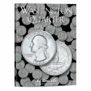 H.E. Harris Washington Quarters Coin Folder 1932 - 1947 by Whitman