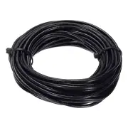UL1007 16AWG Gauge Stranded Hook-Up Wire PVC Tinned Copper Wire 7.5m/25ft Black