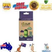 Biotuff Compostable Nappy Bags 4x10 Refill 39x26cm Bin Liners Eco