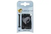 Lady Jayne Black Bobby Pins 4.5cm - 50 Pack