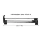 Adjustable Extendable Closet Rod Sliding Clothing Organizer 30cm Space Saver