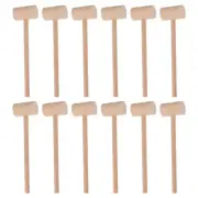 20pcs Kids Preschool Toy Wooden Hammer Mallet Wood Tool Playing