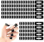 XUKZIMA 30 Pcs Nail Polish Protector for Fingers, 99.99%+ U V Finger Protection Cuticle Protector Tape for Nail Painting U-Shaped French Tip Nail Polish Barrier Peel Off for Nails Stamp Nail Art