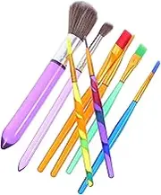 BRIGHTFUFU 8Pcs Multi Function Decorating Brush for Cake Dessert Food Grade Tools for DIY Fondant Cookies and Baked Goods for Creative Decoration