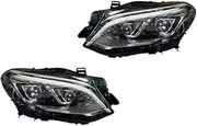 Auto Headlights Compatible For Benz GLE W166 2015-2019 LED Car Front Lamps Assembly Replacement Projector Lens Accessories(For Type B)