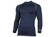 Rhino Mens Thermal Underwear Long Sleeve Base Layer Vest Top (Navy) - UTRW1276