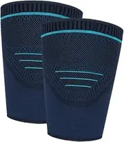 [Ipetboom] Thigh Protector Strap Sleeve Pads Stockings Groin Brace Socks Legs Thrust Hip Elbow Brackets Compression Leg Support Outdoor Cycling Leg Protectors Leg Warmers Spandex