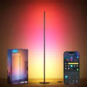 RGBIC Floor Lamp, LED Corner Lamp Works with , 1000 Lumen Smart Modern Floor Lam
