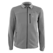 SPYDER MEN'S SUEDED INTERLOCK FULL ZIP JACKET, BLACK, LARGE, SMF012