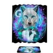 Animals Art Wolf Spirit Shower Curtain