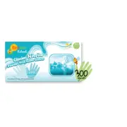 Cranberry 2926 BeeSure Glacier Blue Nitrile Examination Gloves Small 300/Box
