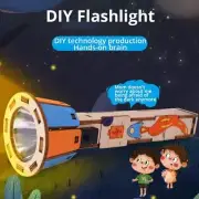 LED Flashlight Science Diy Kit Educational Xmas Gifts Kids Toy Learning Project