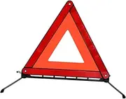 Gatuida Reflective Triangle Emergency Kit for Road Trips Safety Triangle Strong Reflection Quick Assembly Sturdy Metal Fasteners Day/Night Use Longevity Ensured