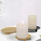 For Wedding Party Spa Candle Holder Unbreakable and Non Damageable Iron Plate