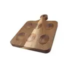 Wooden Egg Tray Egg Storage Tray Portable Decoration Quail Pigeon Egg Holder for
