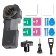 Accessory Kit for insta360 RS 1 inch 360 Edition 2Pcs Screen Protectors + 1/4...