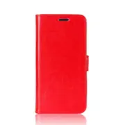 For Google Pixel 2 Crazy Horse Texture Horizontal Flip Leather Case with Holder & Card Slots & Wallet & Photo Frame (Red)