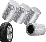 Air Valve Caps for Car Tyres, Valve Stem Caps for Car Tyres, Dustproof Valve Cap for Tyres, Aluminium Alloy Stem Cap, Colourful Protective Air Cap Cover, Leak-proof Stem Cover