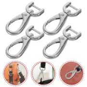 4 Pcs Spring Hook D-ring Connector Buckles for Bag Clasp Decoration