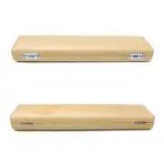 Yinfente Durable Portable17 Hole Flute Case Solid Wood Safe with clasp and lock