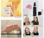 5 Items Citrus Wellness Boost Energy Night Crème Foundation Sleep Mask Sponge