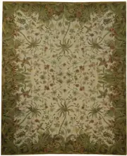 8x10' Needlepoint Flat Weave Rug SPRING 20778