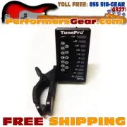 TunePro TP1C Chromatic Clip-On Guitar, Bass, Ukulele, Violin, Banjo Tuner