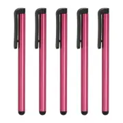 5pcs Stylus Pens for Touch Screens Capacitive Stylus Pencil Rose Red