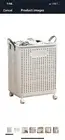 Foldable laundry hamper with wheels, mesh folding laundry hamper, foldable