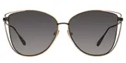 Linda Farrow DINAH LFL1422 C1 Women’s Sunglasses Gold Size 59