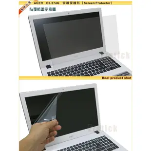 【EZstick】ACER E5-574 E5-574G 靜電式筆電LCD液晶螢幕貼 (鏡面防汙)