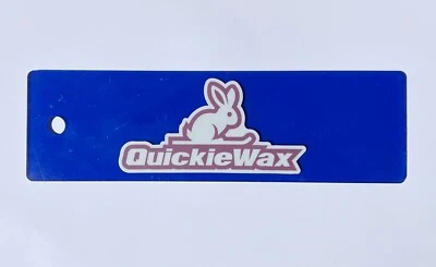 Quickiewax 10"x3" Plastic Ski and Snowboard wax Scraper FREE standard shipping