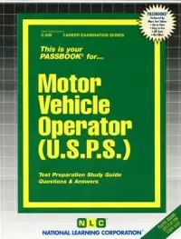 在飛比找博客來優惠-Motor Vehicle Operator (U.S.P.