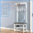 Coat Clothes Rack Stand Garment Hanger Closet Shoe Organiser with cusion