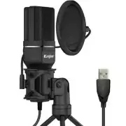 Kungber USB Microphone Condenser for Computer, Gaming Recording PC Mic Tripod