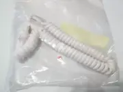 Trimline Trendline 6 FT WHT Handset Cord 4 Conductor Western ITT Stromberg NOS