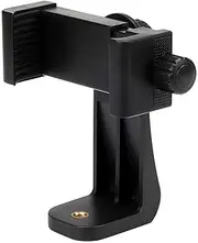 Universal Smartphone Tripod Adapter Cell Phone Holder Mount Adapter, for iPhone X/XR/XS/8/7/6/5, Samsung, and All Phones, Rotates Vertical and Horizontal, Adjustable Clamp
