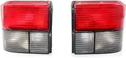 Pair of Tail Lights Red/Smoked Lamps Shell Turn Right+ Left Indicator Side Lamp Rear Tail Lights Cover Replacement forTRANSPORTER T4 CARAVELLE 90-03
