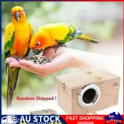 Pet Wood Nest Box House Breeding Nesting Bird Cage Box for Lovebirds Cockatiel