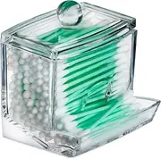 Qtip Cotton Swab Dispenser Holder - Strong & durable apothecary jars ideal for household items such as qtips q tips swabs bobby pins toothpicks for health beauty & bathroom products! Beautiful design