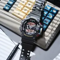 在飛比找PChome24h購物優惠-CASIO G-SHOCK 復古時尚雙顯計時錶/GA-400