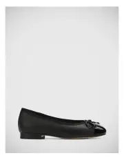 [Wittner] Avah Leather Ballet Flat in Black