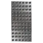 Duratac Tactile Hazard Stainless Steel Plate - 4 Pack
