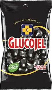 Glucojel Jelly Beans Black 150g