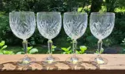 Block 24% Full Lead Crystal Clear Stemware handmade In Czech Republic 7" set of