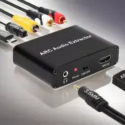 ARC 3.5mm Converter Adapter Audio Extractor Digital DAC to RCA Coax SPDIF