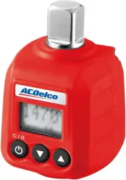 Acdelco 3/8” & 1/2" Heavy Duty Digital Torque Adapters with Buzzer and LED Flash