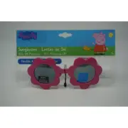 Pan Oceanic Eyewear Girls Sunglasses Peppa Pig Pink Round Flower Shaped Frames