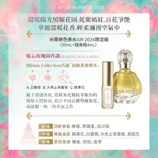 【Kanebo 佳麗寶】米蘭 Milano Collection 絕色香水GR 2024 限定組(30mL+4mL_母親節)