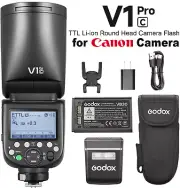 Godox V1 Pro V1Pro C TTL HSS Li-ion Round Head Camera Flash Speedlite for Canon